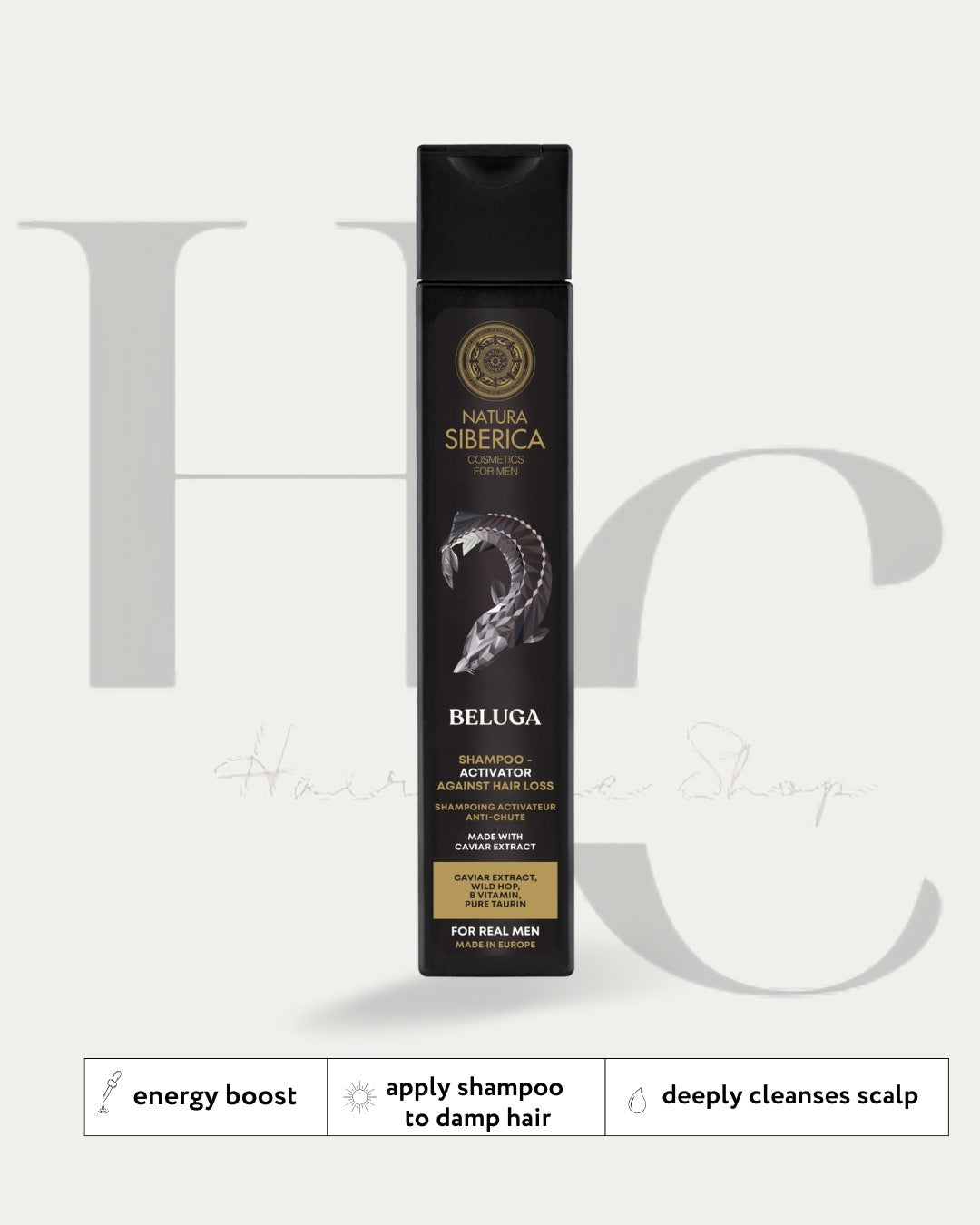 Natura Siberica Men Shampoo Activator Against Hair Loss Beluga